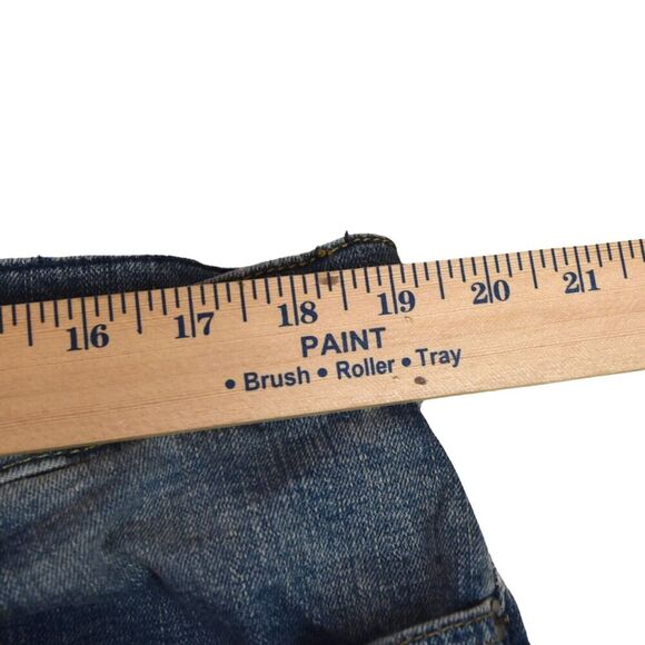 Polo Ralph Lauren Jeans Medium Wash Relaxed Straight Blue Denim Men’s 40 T x 36 - Picture 6 of 9